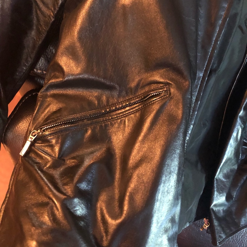 Versace Leather Jacket - image 2